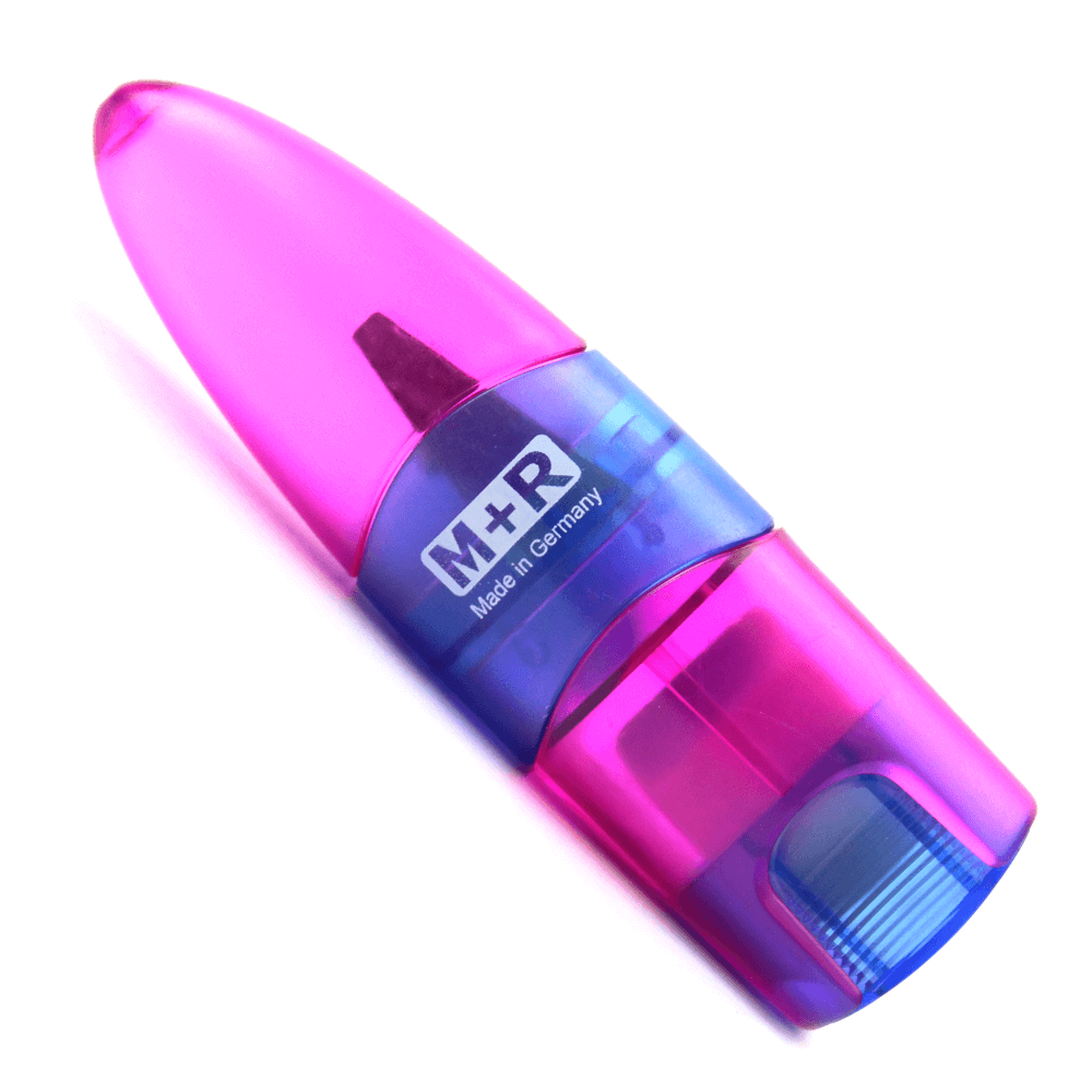 Apontador com Depósito e Borracha M+R Roxo